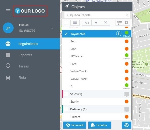 Subir su propio logotipo Subir su propio logotipo