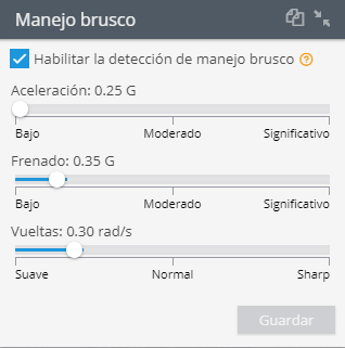 Manejo brusco Manejo brusco