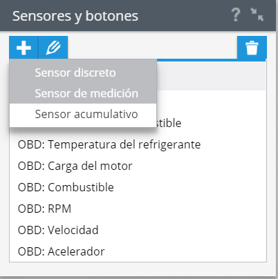Sensor acumulativo Sensor acumulativo