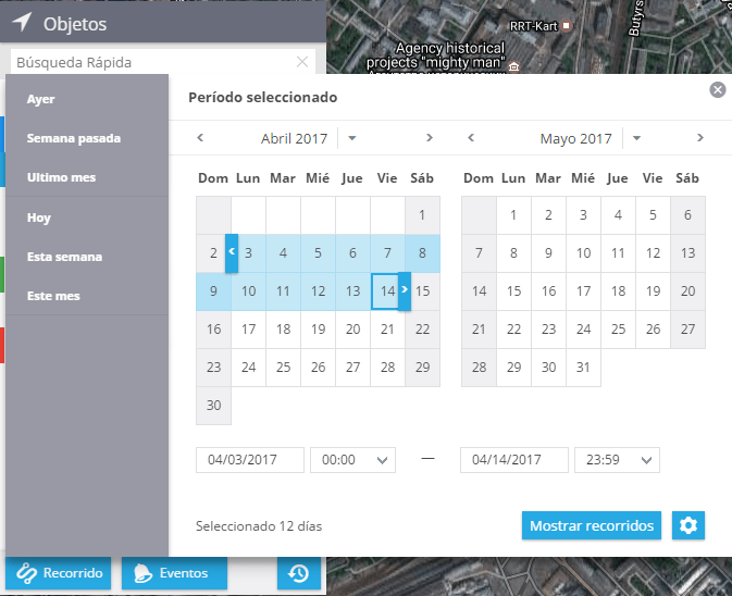 Lista de objetos Lista de objetos