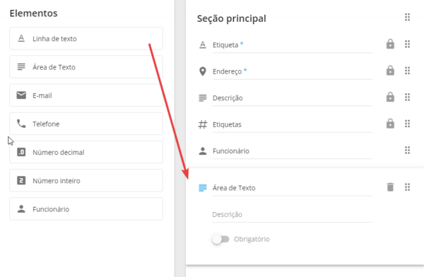 Campos personalizados